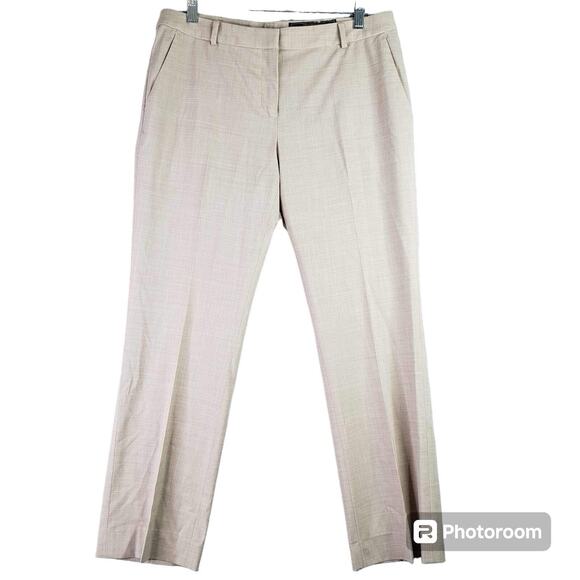 Brooks Brothers Loro Piana Pants Women's Size 10 P Petite Wool Stretch Mid Rise - Picture 2 of 11
